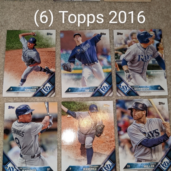 2017, 16, 15, 14 Tampa Bay rays lot of 15 - Picture 5 of 10